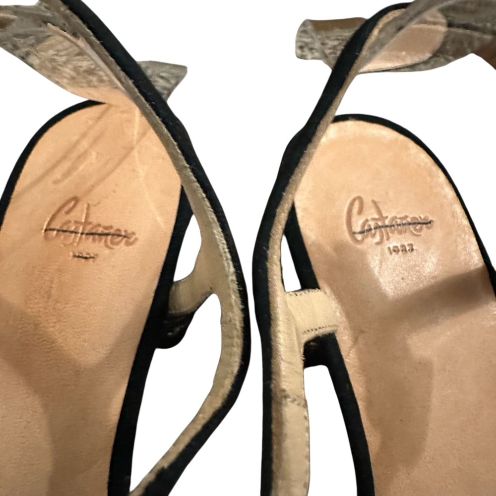 Anthropologie Castaner Mar-Knot Block heels Size 37/US 6.5 - Picture 13 of 15